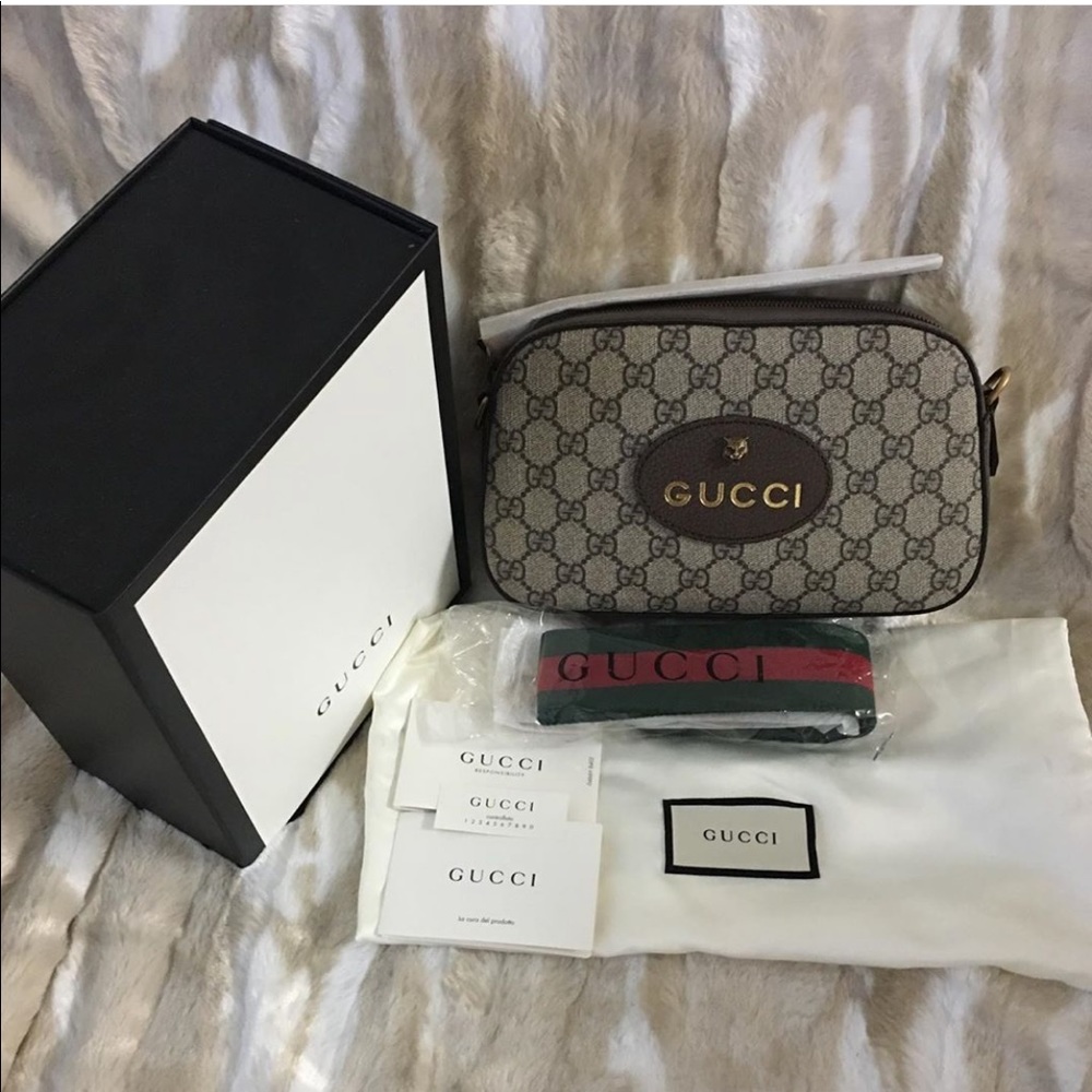 ❌SOLD❌Brandnew Gucci GG Supreme Crossbody Bag